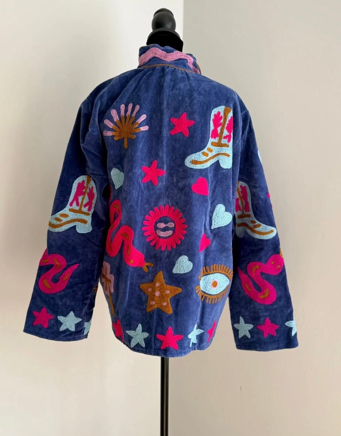 Pre-Order Blue Moon Reversible Velvet Jacket