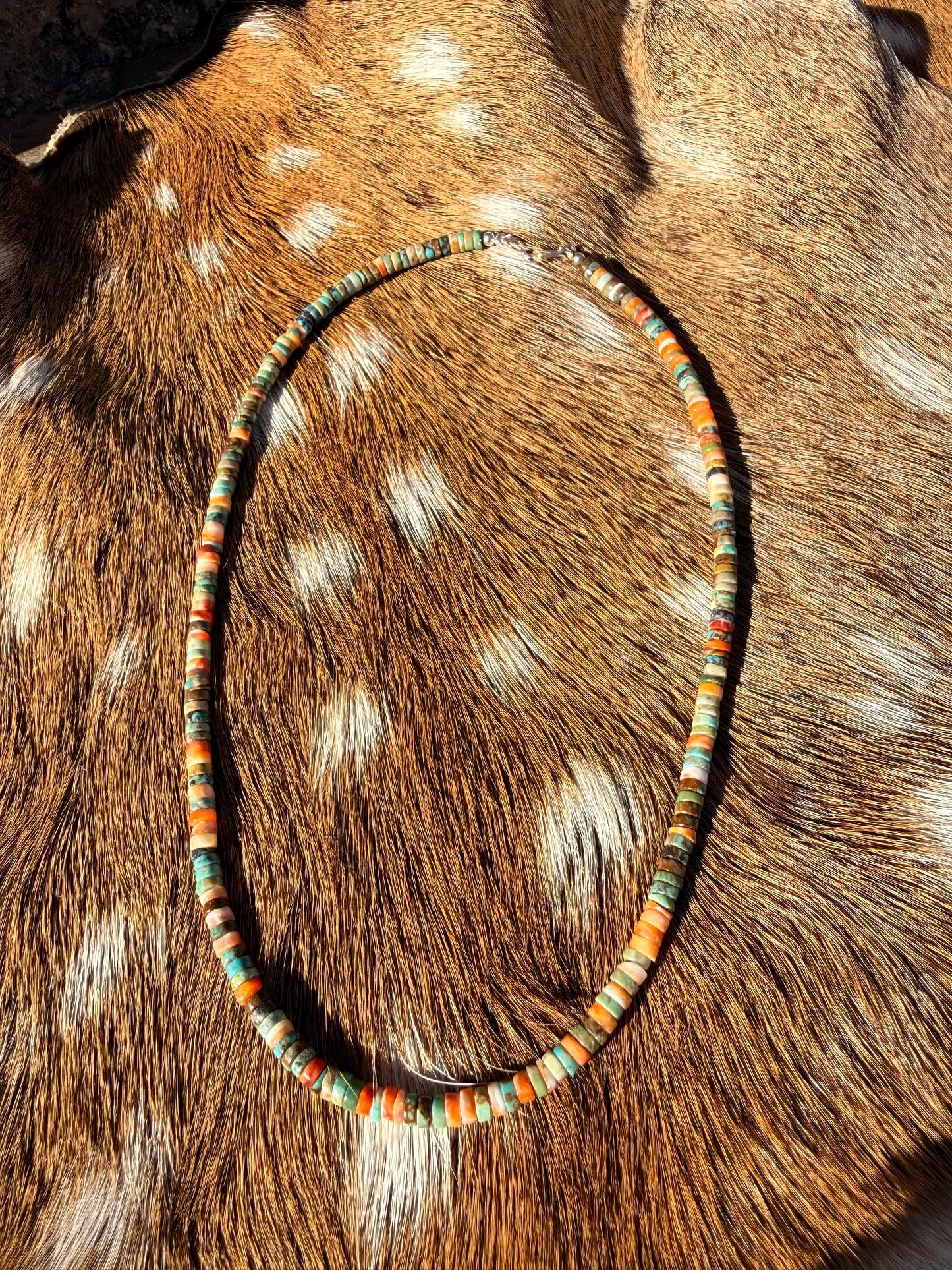 Beaded necklace 18in