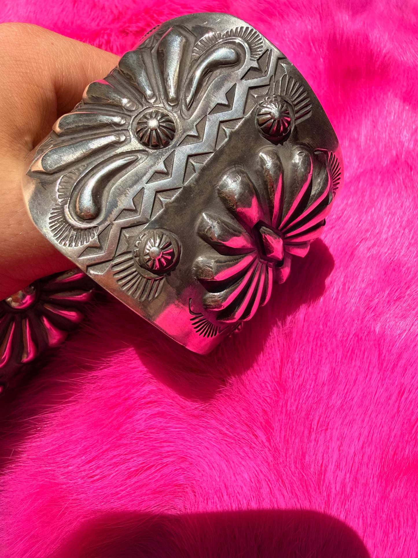 Elvira Bill Concho Cuff