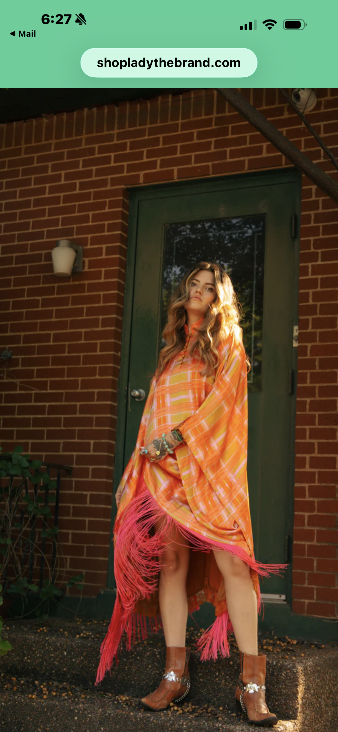Laire Fringe kaftan