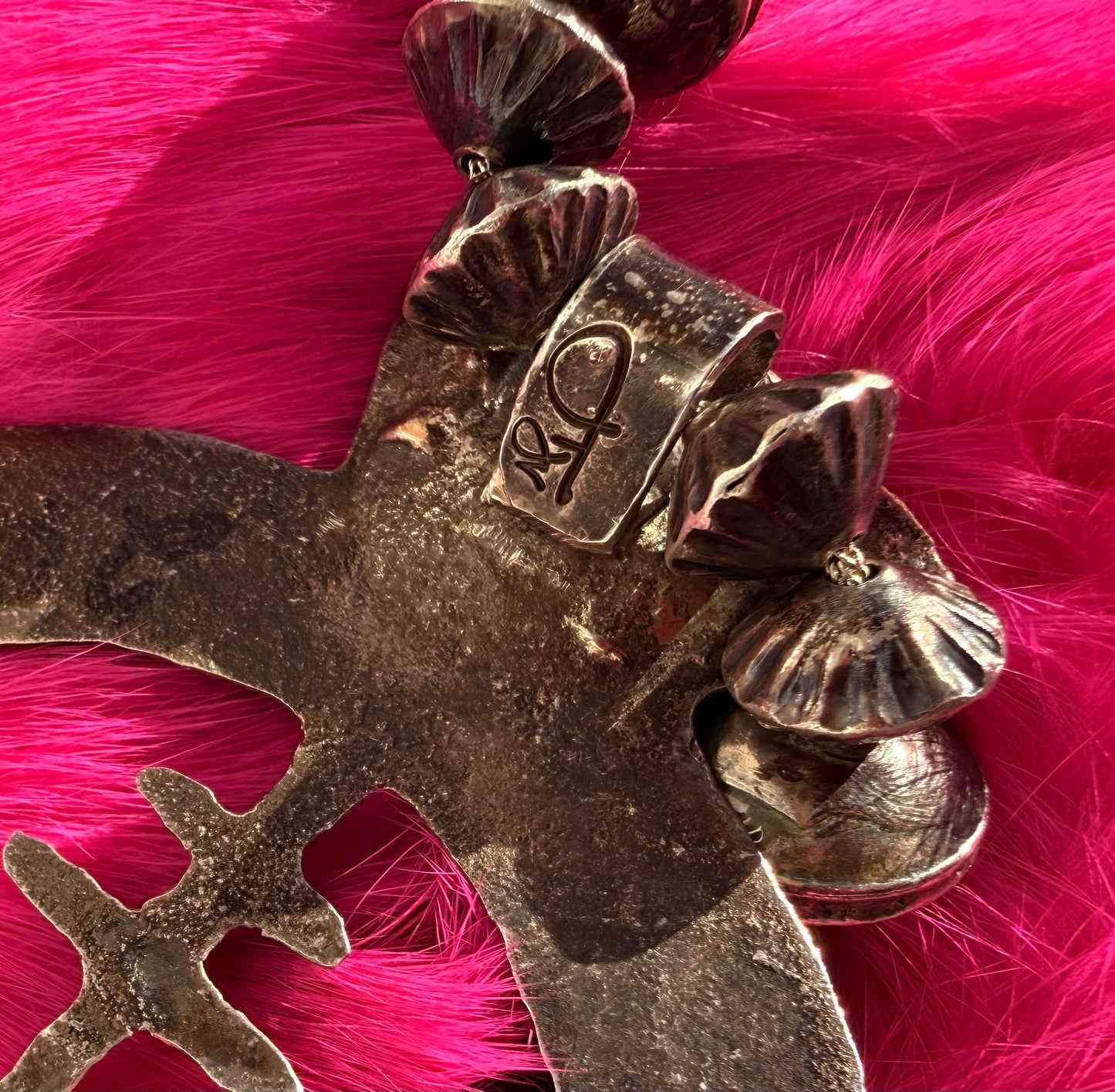 Tufa Cast Butterfly Necklace