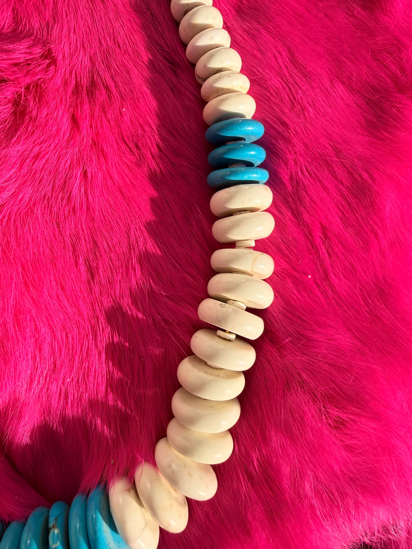 Turquoise beaded necklace