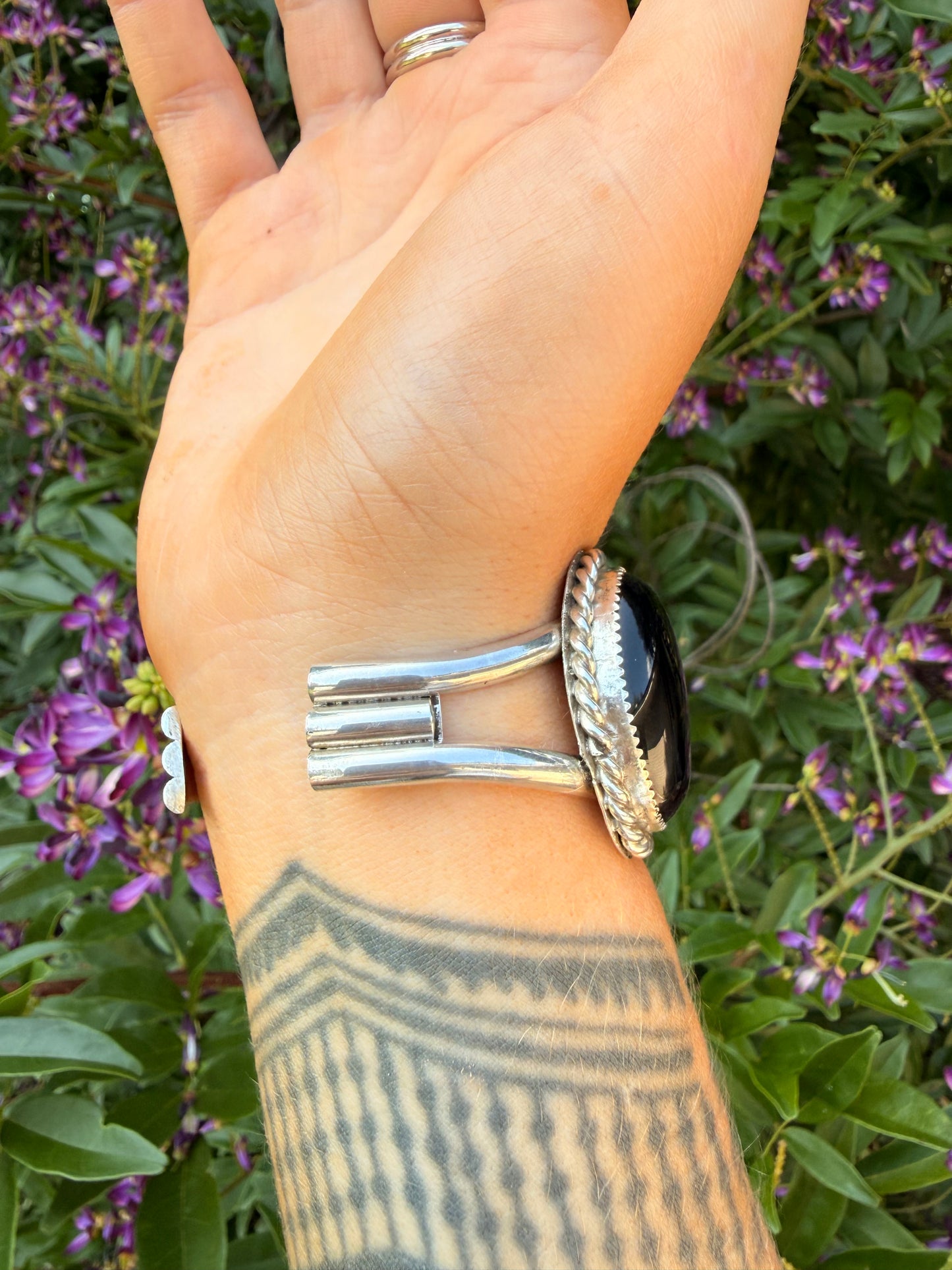 GIANT Black Onyx Cuff