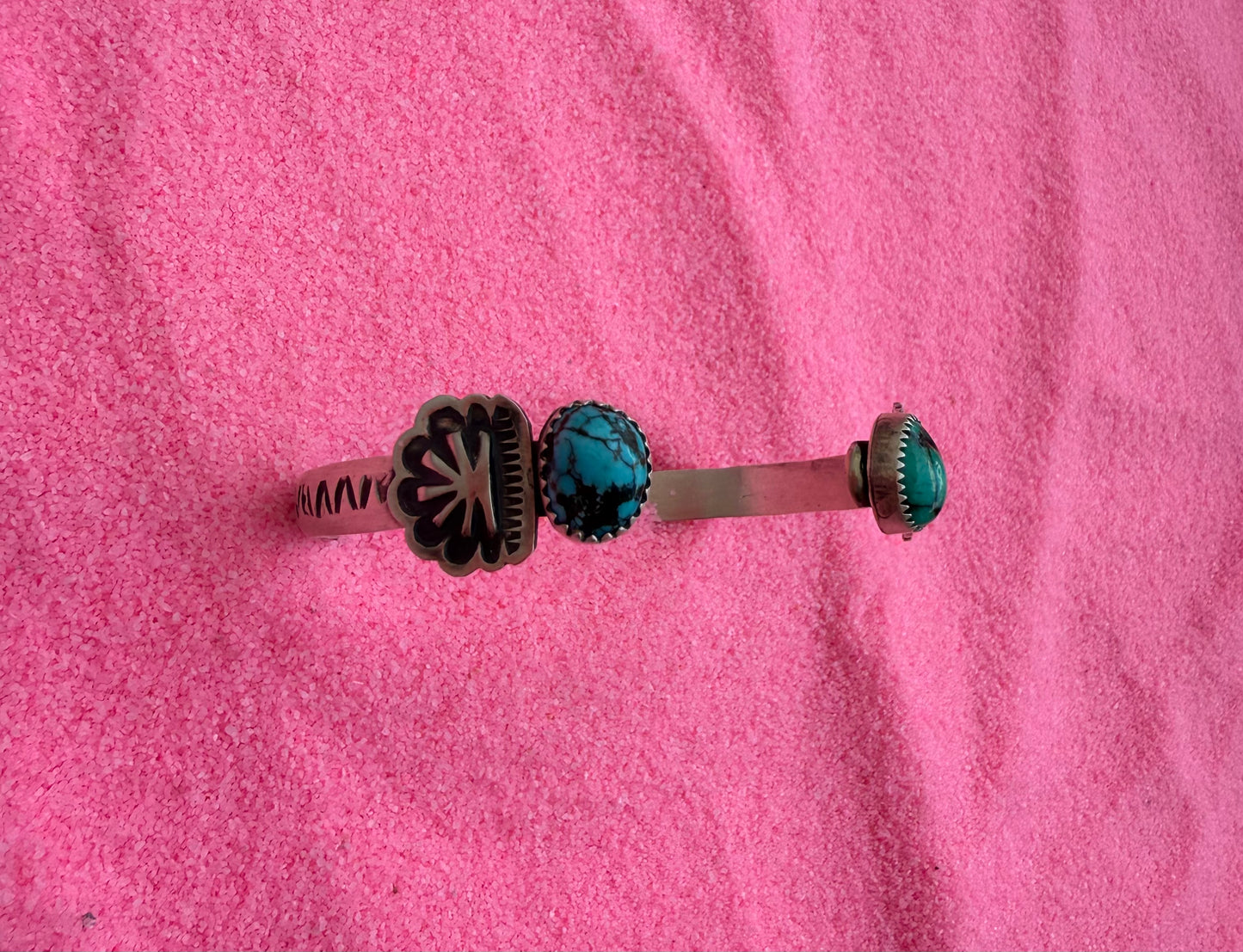 Turquoise & Concho Stacker cuff