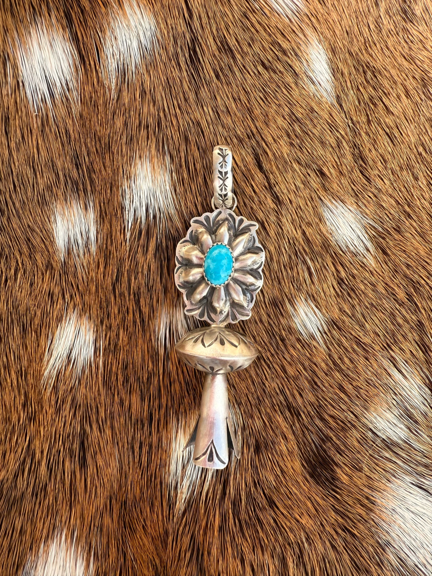 Concho Squash pendant