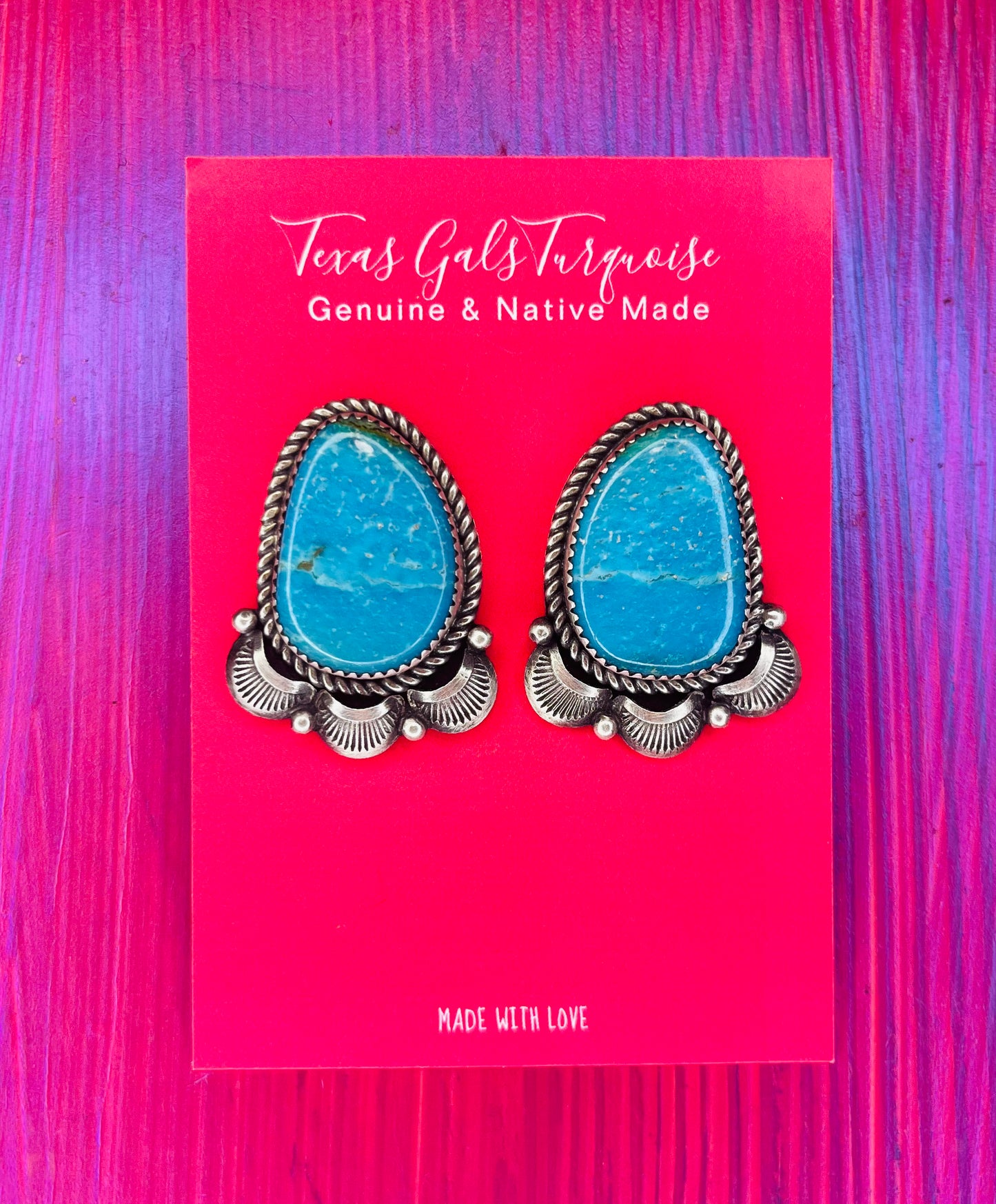 Turquoise Stud Earrings