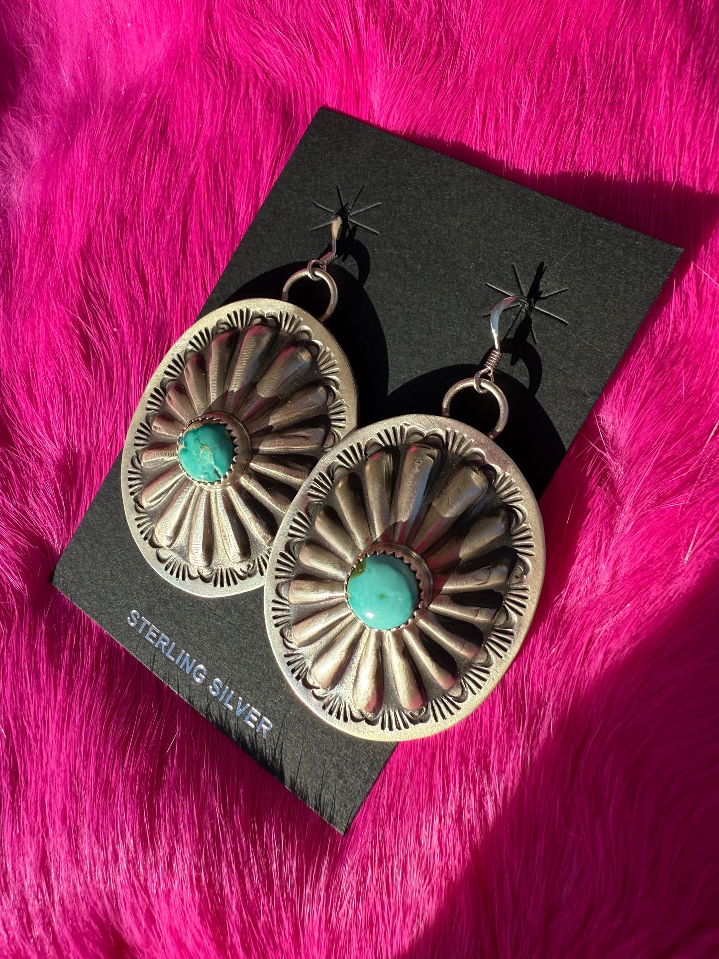 Chris Etsitty Concho Earrings