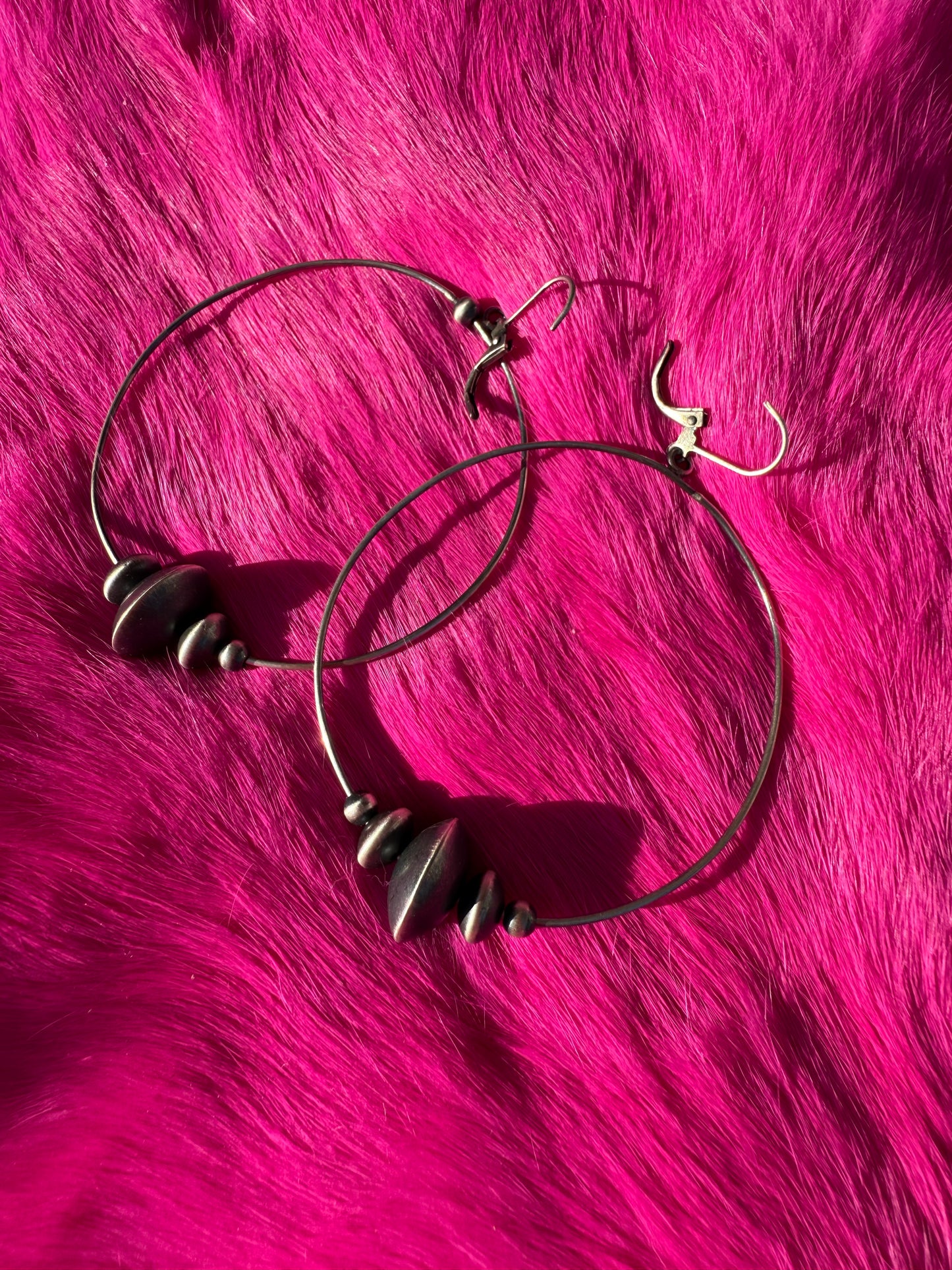 Bead Hoop Earrings