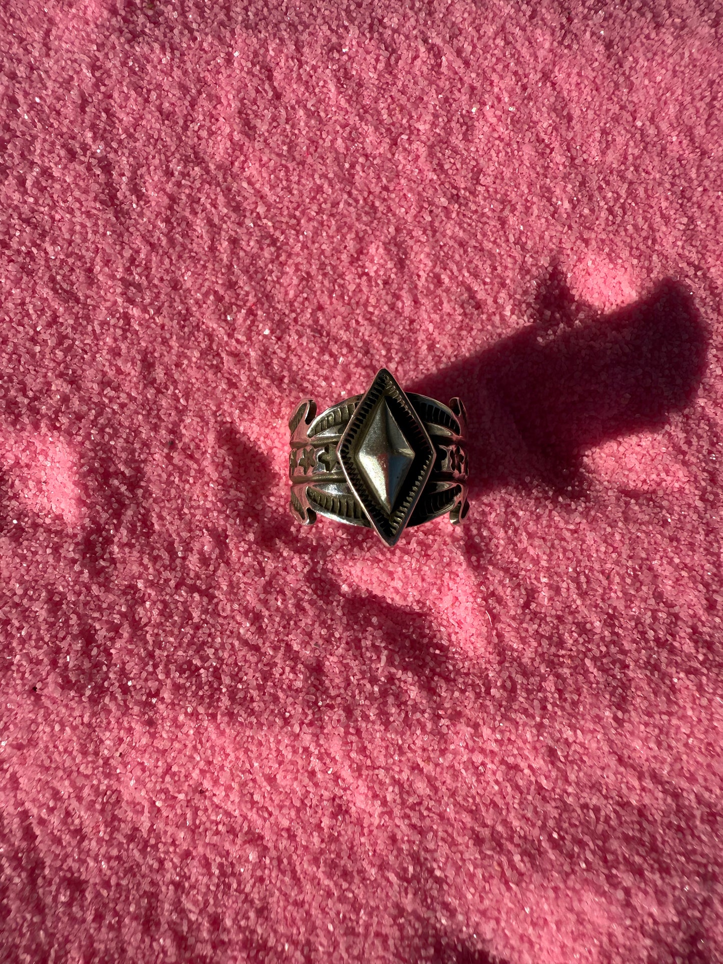 Adrain Reeves Star stamped ring size 9