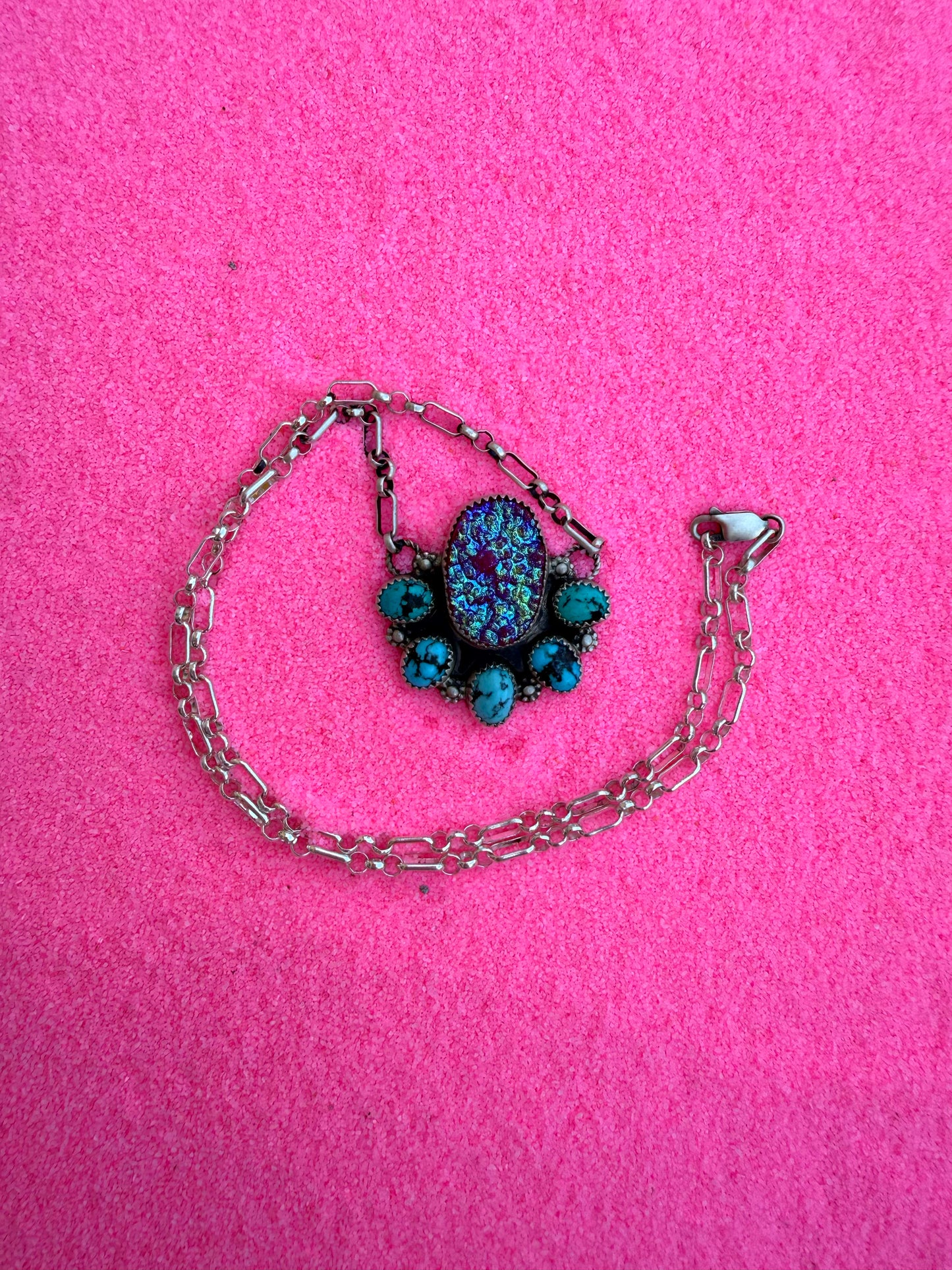 Druzy Cluster Necklace