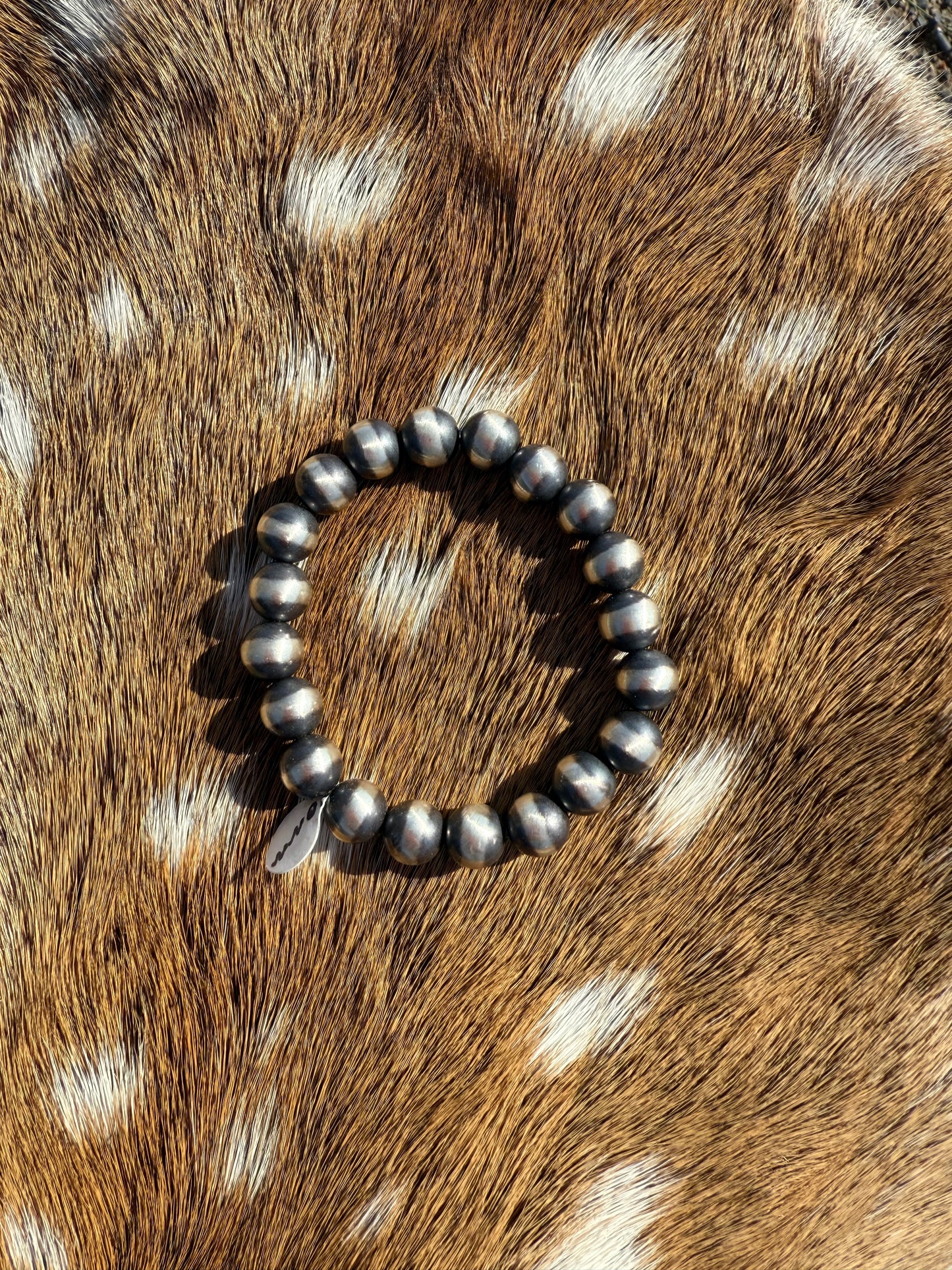 10 MM Navajo Pearl Stretch Bracelet