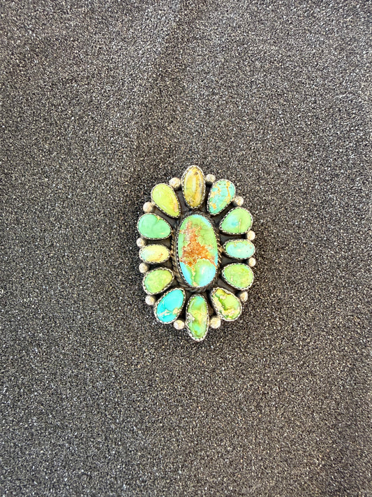 Adjustable Royston Cluster Ring