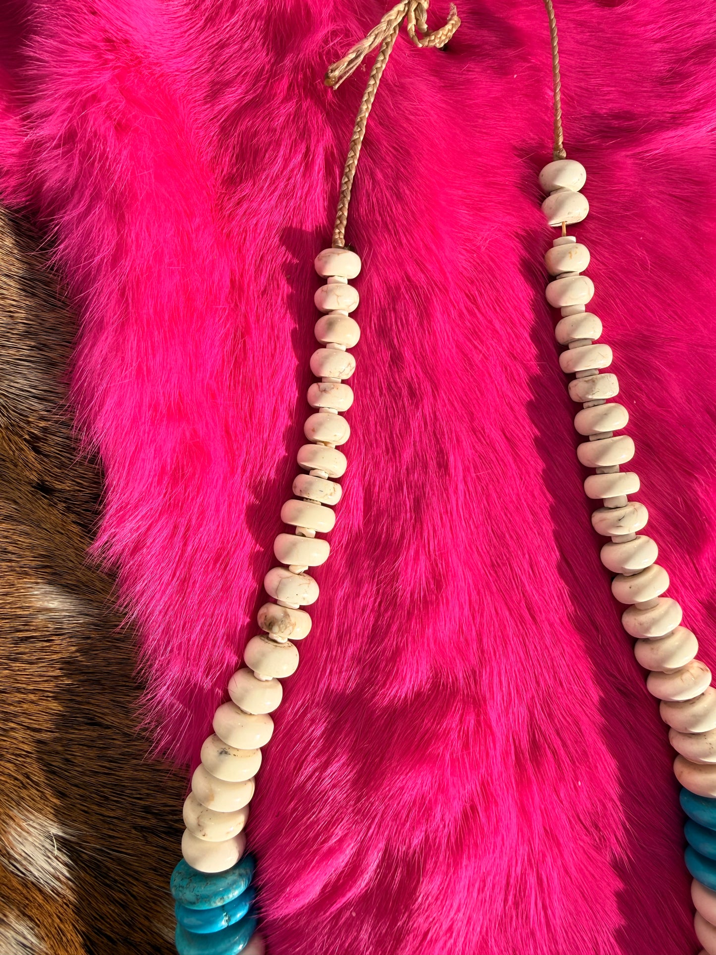 Turquoise beaded necklace