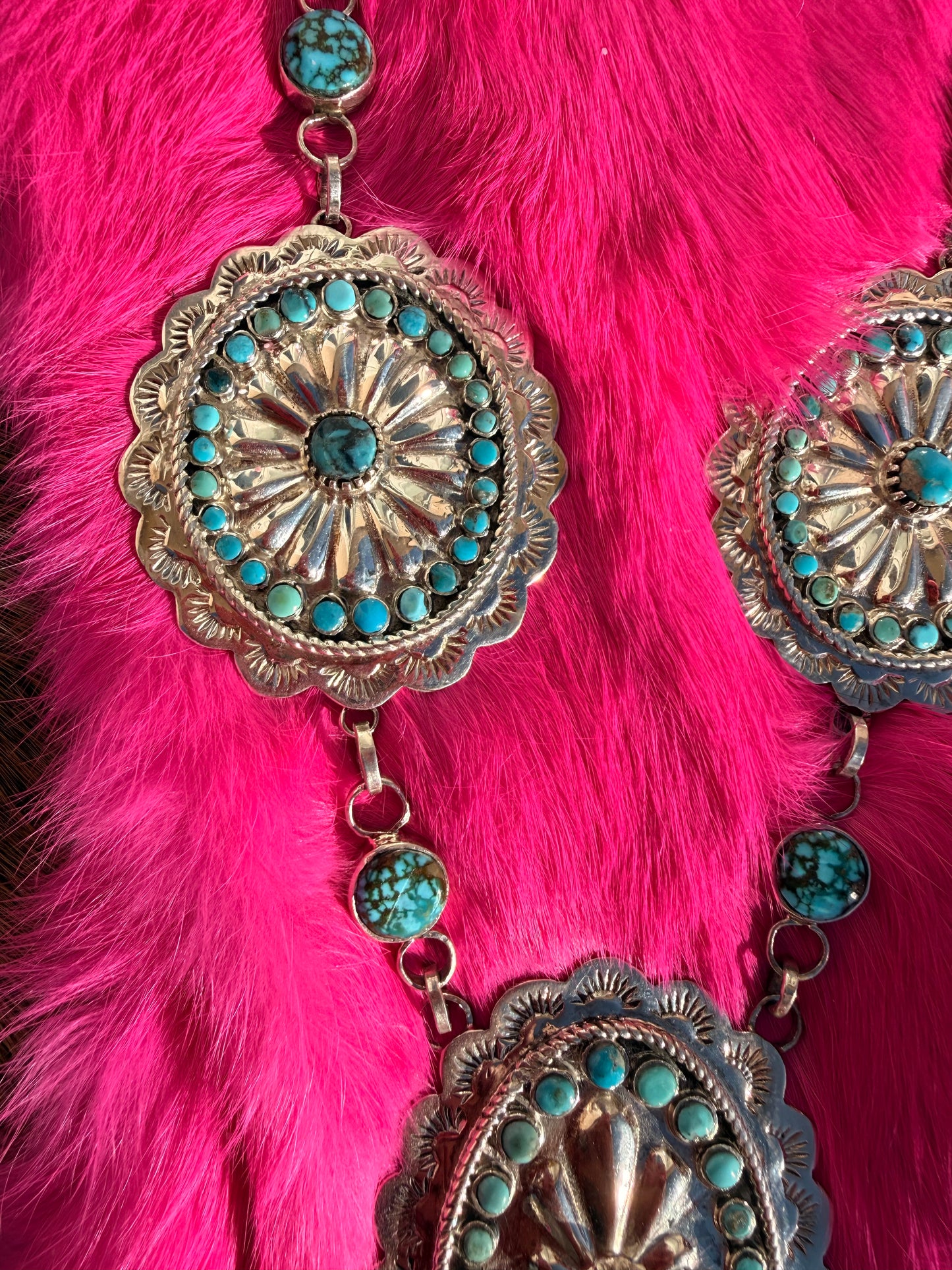 Cluster Concho Necklace