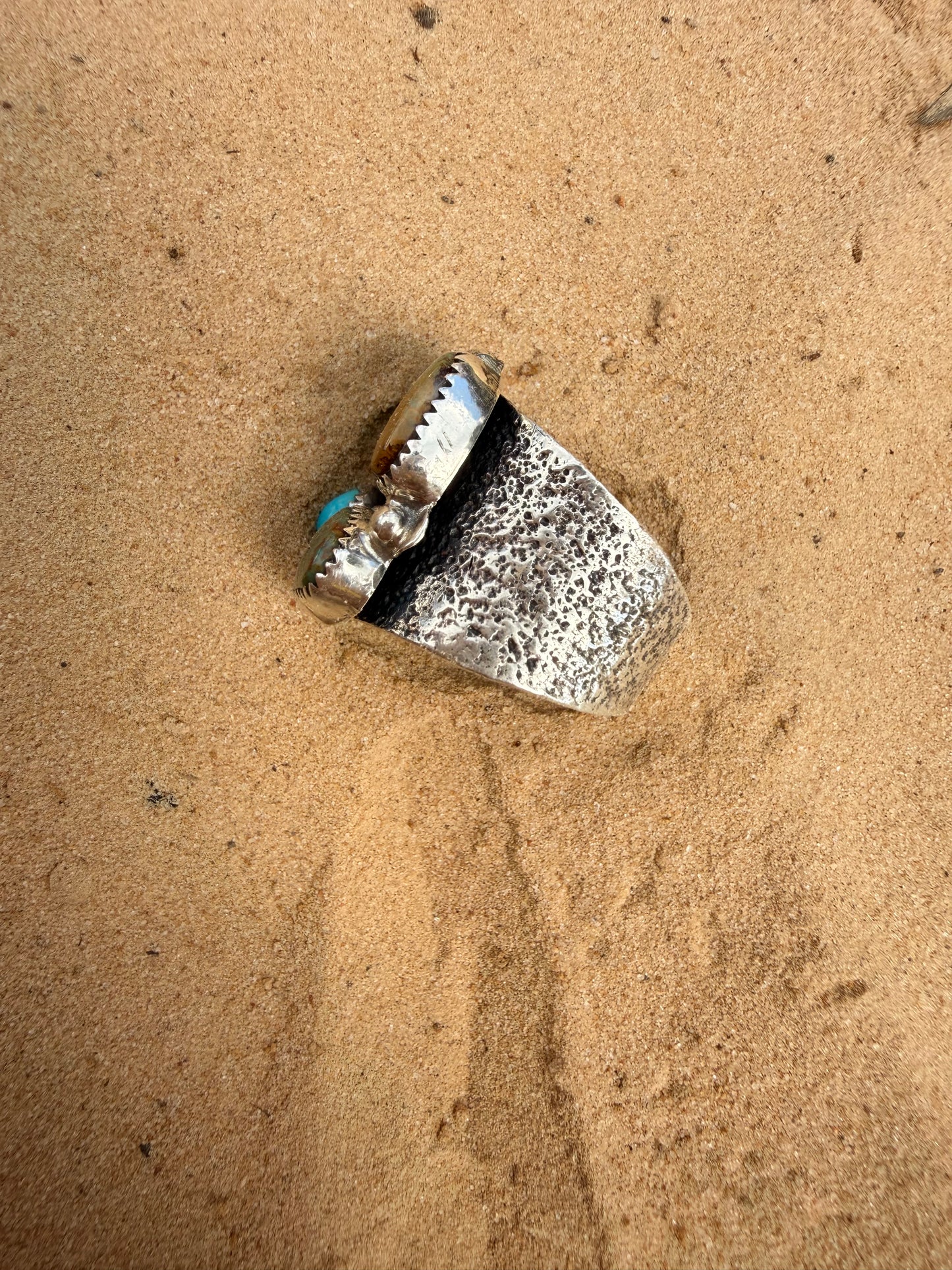 Size 8 Tufa Cast Ring