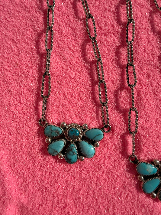 Half Cluster Necklace