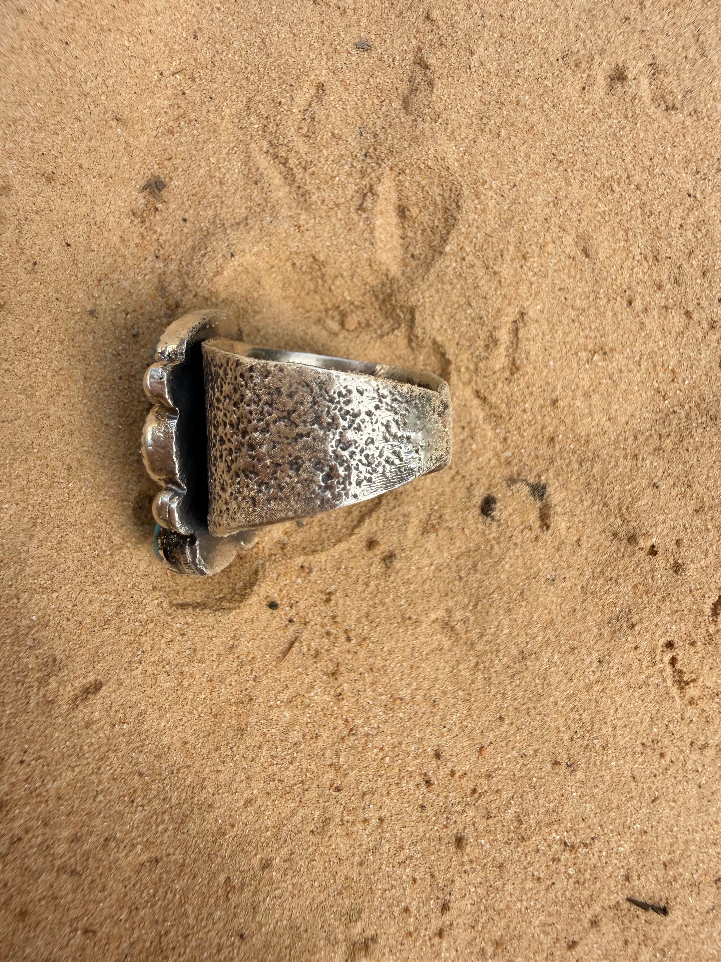 Size 8 Tufa cast ring