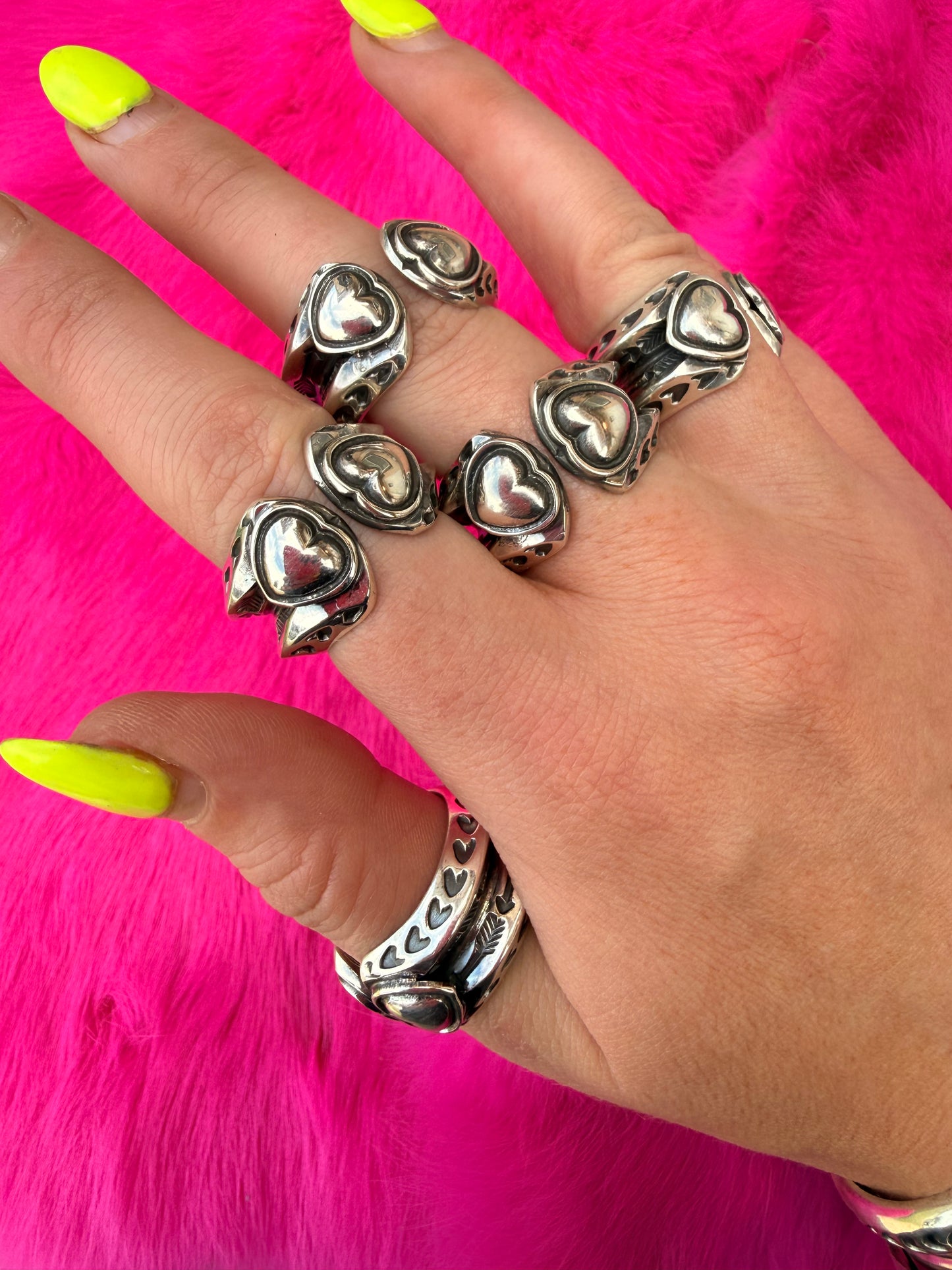 PREORDER Sunshine Double Heart Ring