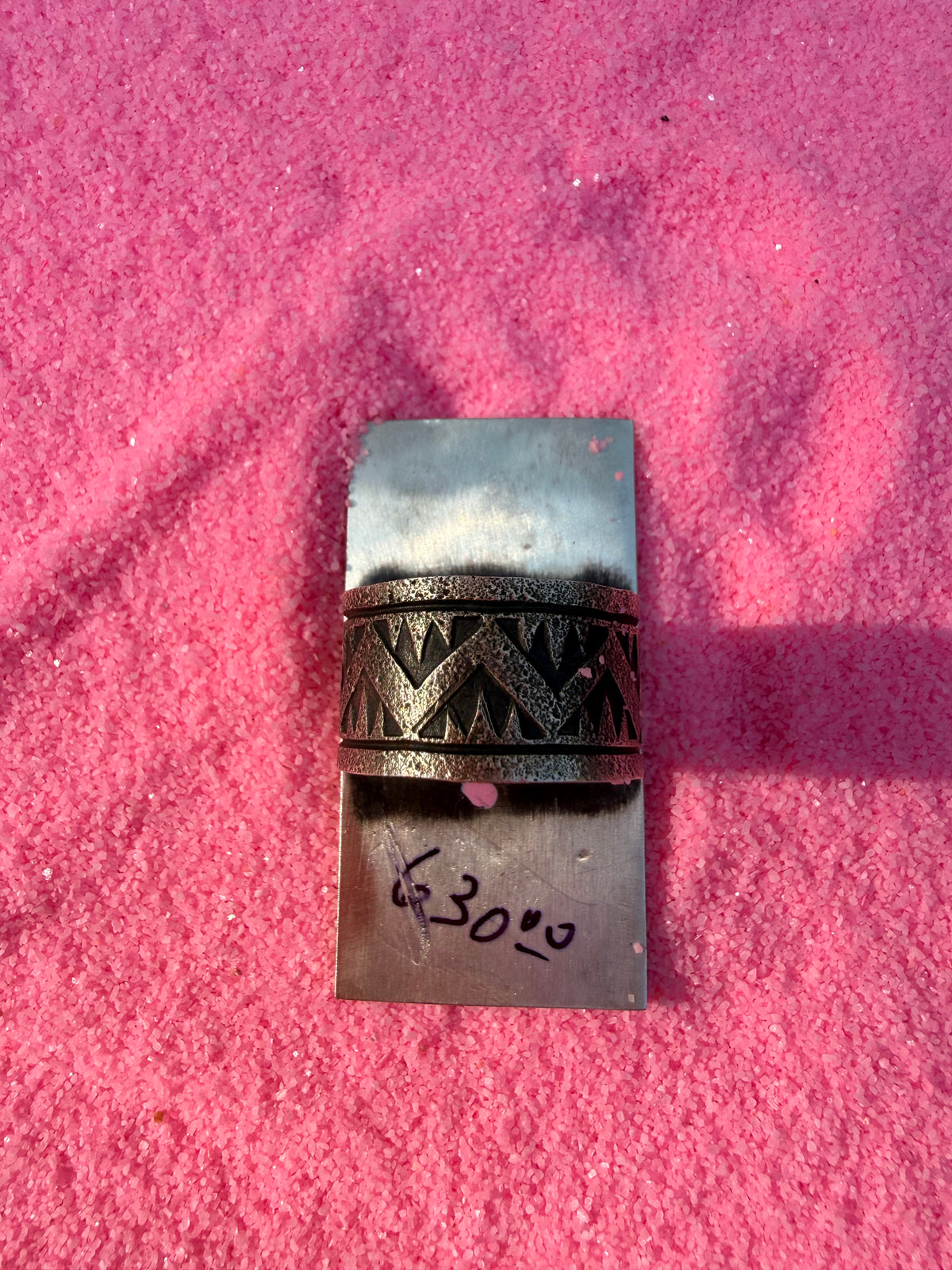 Alonzo Jon Tufa cast adjustable Ring