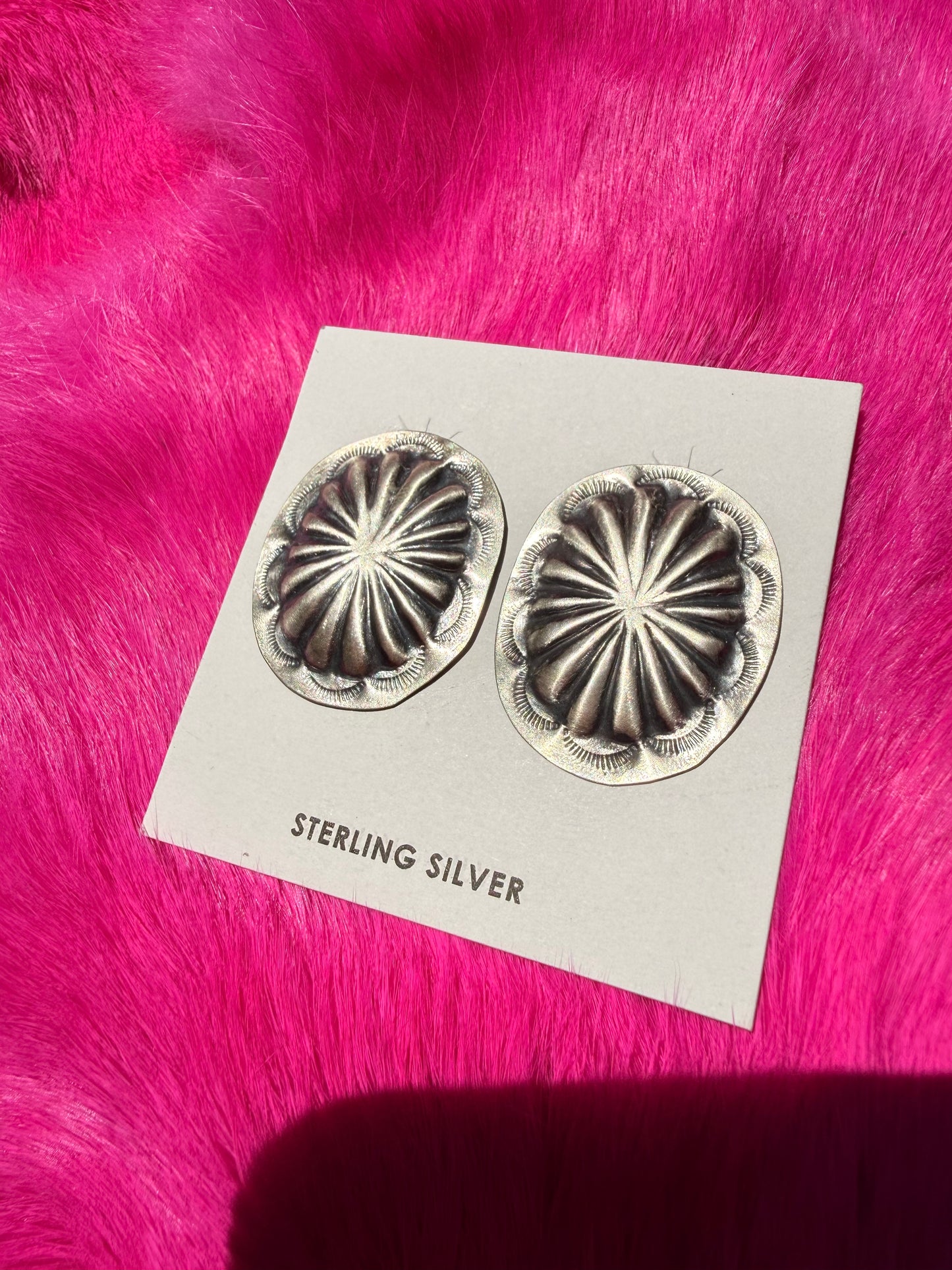 Concho earrings