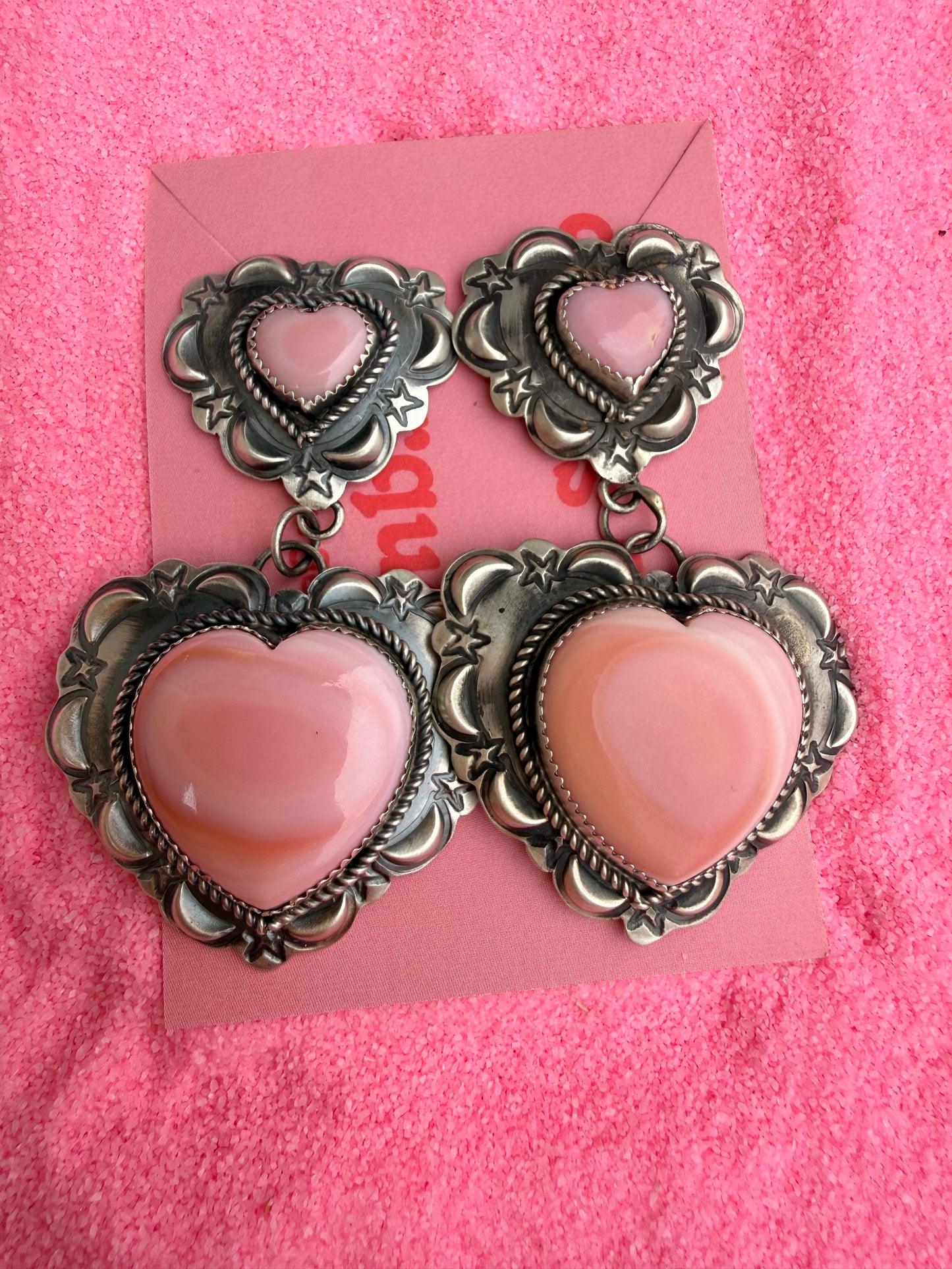 Double Trouble Heart Earrings