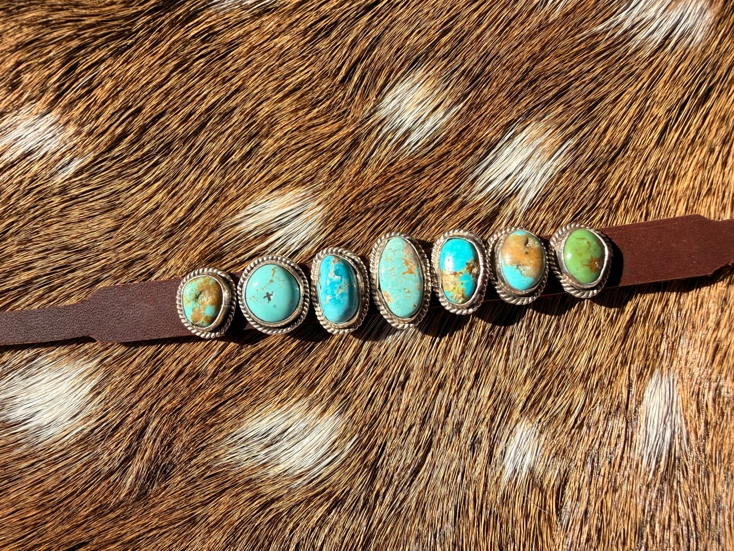 Leather Turquoise Bracelet