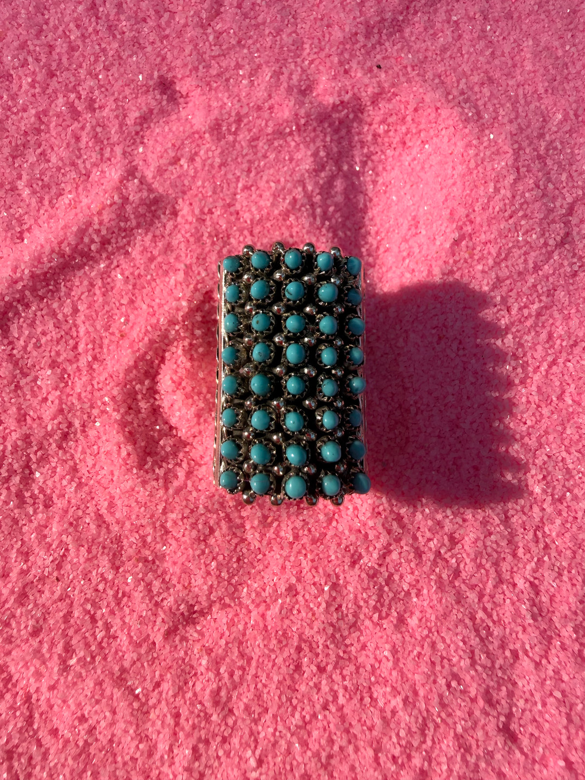 Size 8 Snake Eye Zuni Ring