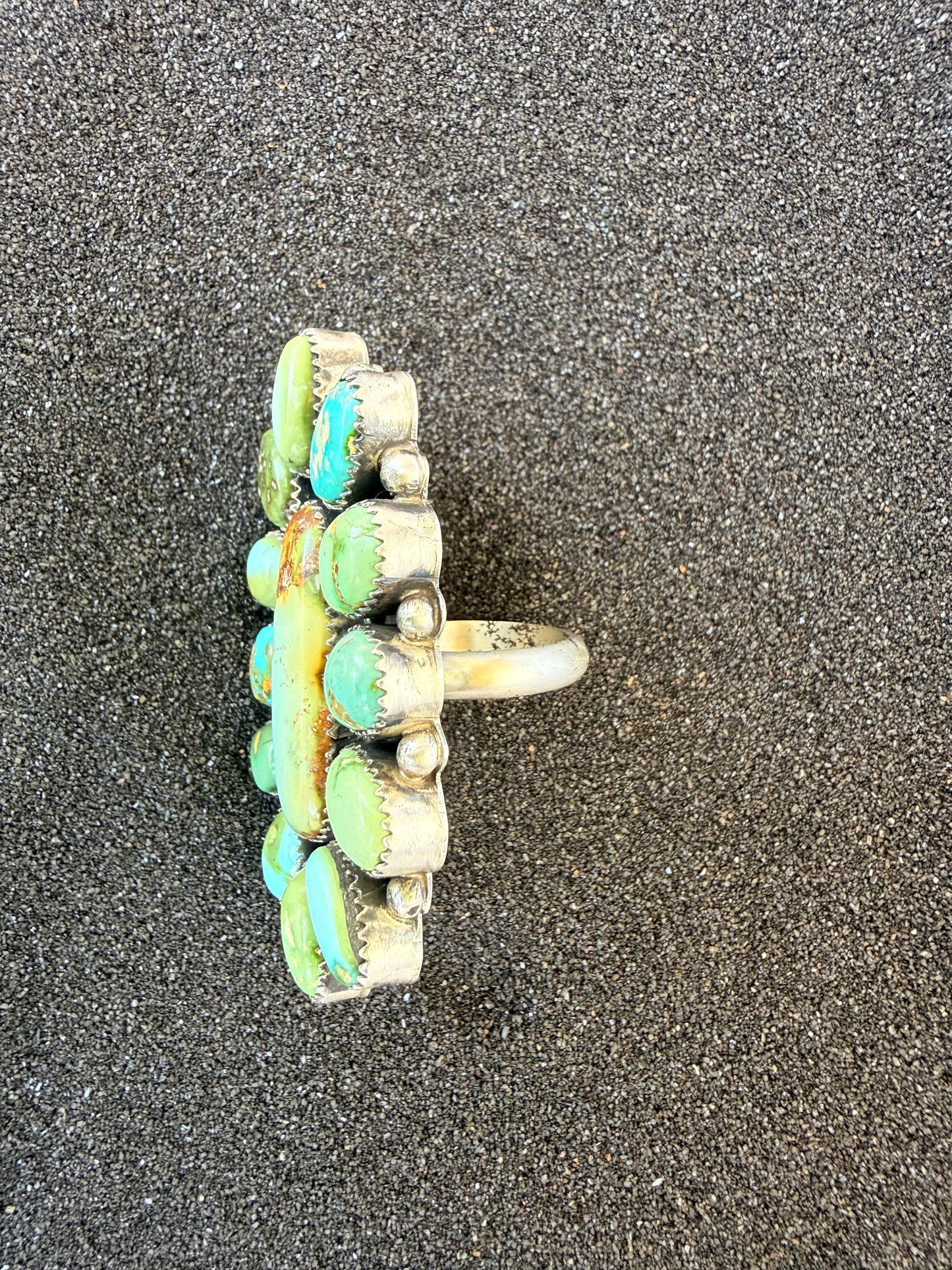 Roystone Cluster Adjustable Ring