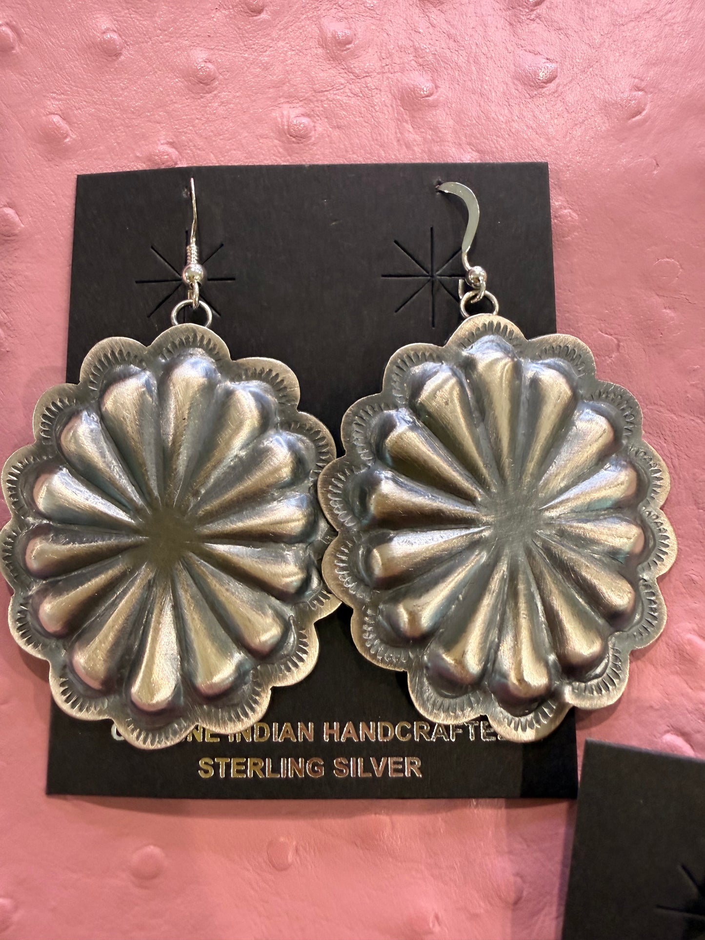 Large Concho Earrings