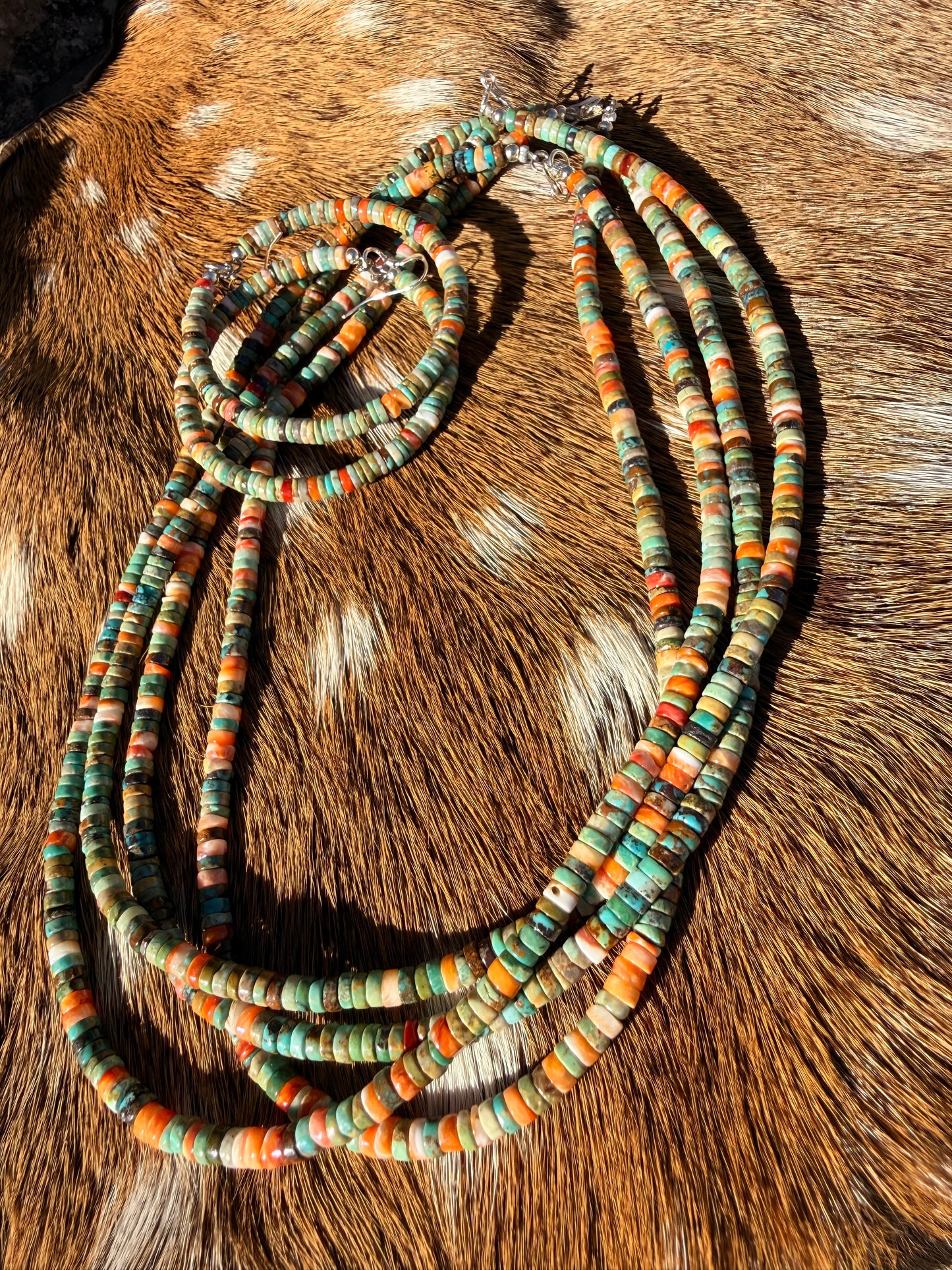 Beaded necklace 18in