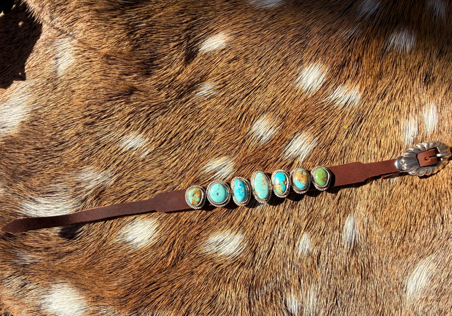 Leather Turquoise Bracelet