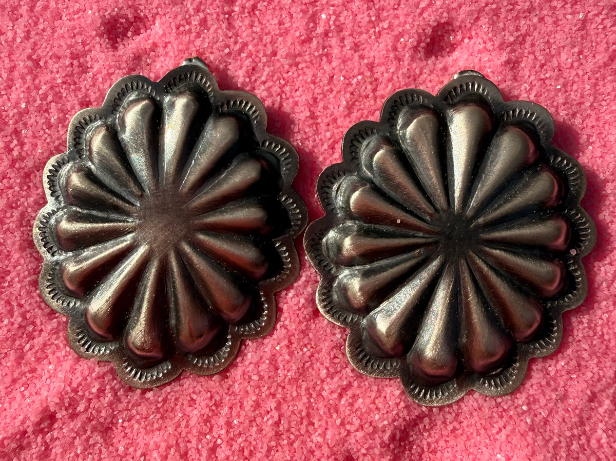 Dale Morgan Post Concho Earrings