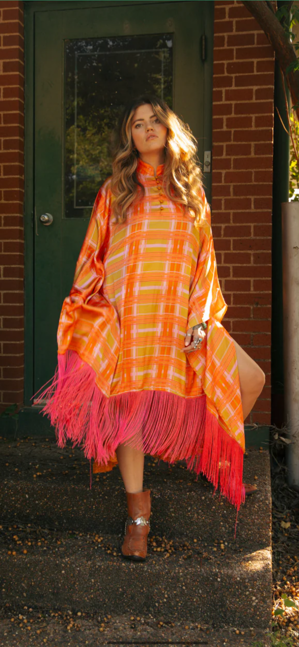 Laire Fringe kaftan
