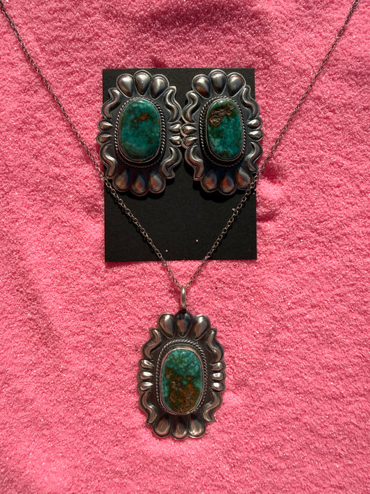 Robert Johnson earring and necklace set