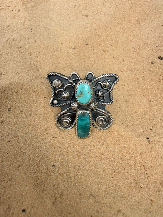 Adjustable Butterfly Ring