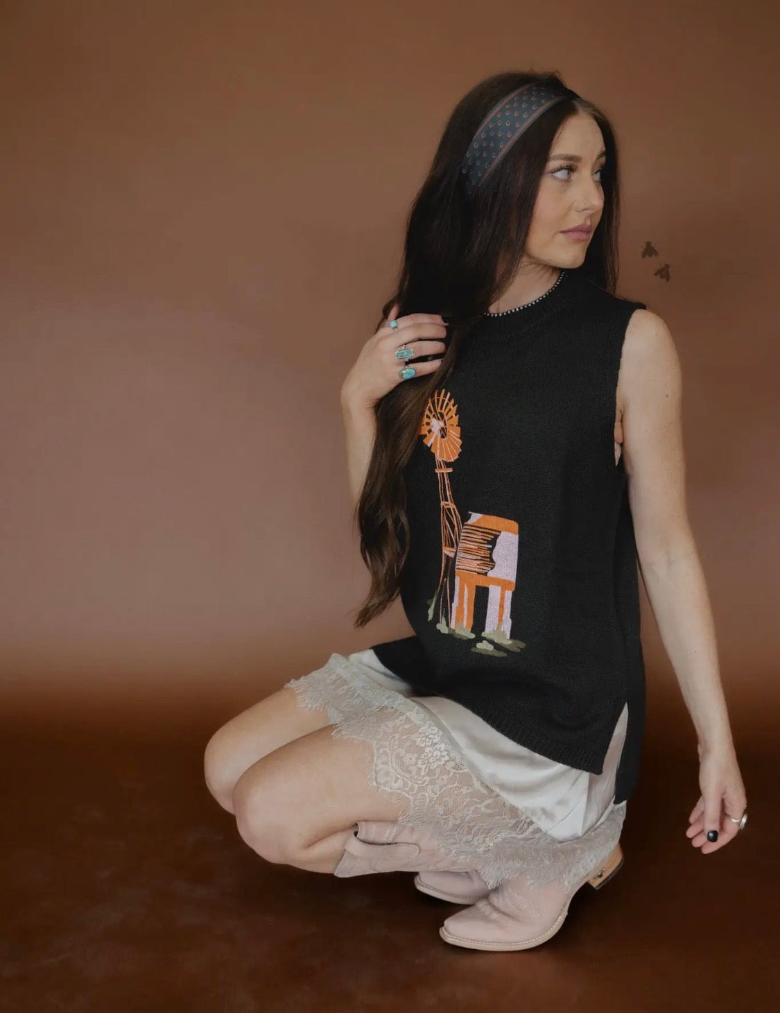 Santo silo vest top