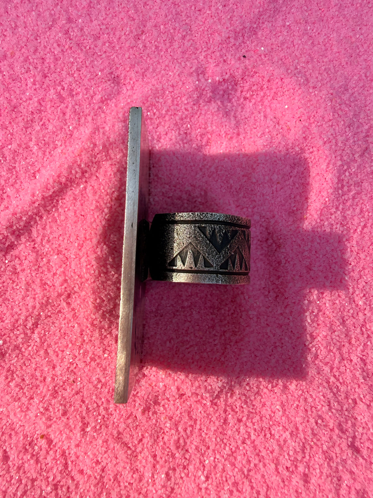 Alonzo Jon Tufa cast adjustable Ring