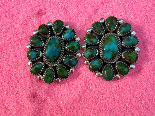 Cluster Post Sonoran Gold earrings