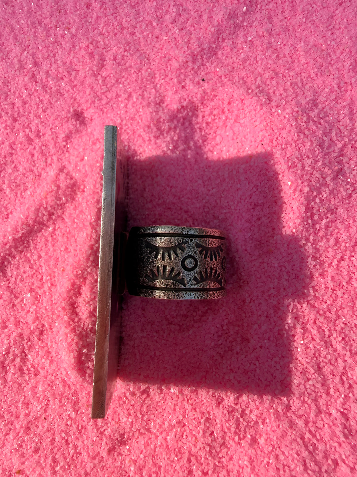 Alonzo Jon Tufa Cast Adjustable Ring