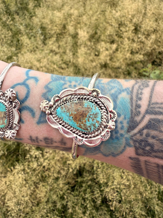 Christina Yazzie Turquoise cuff