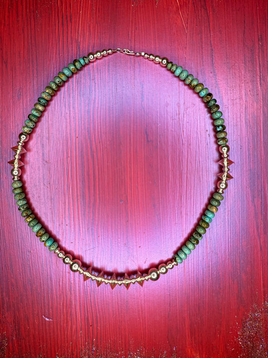Campitos Turquoise Beaded Necklace