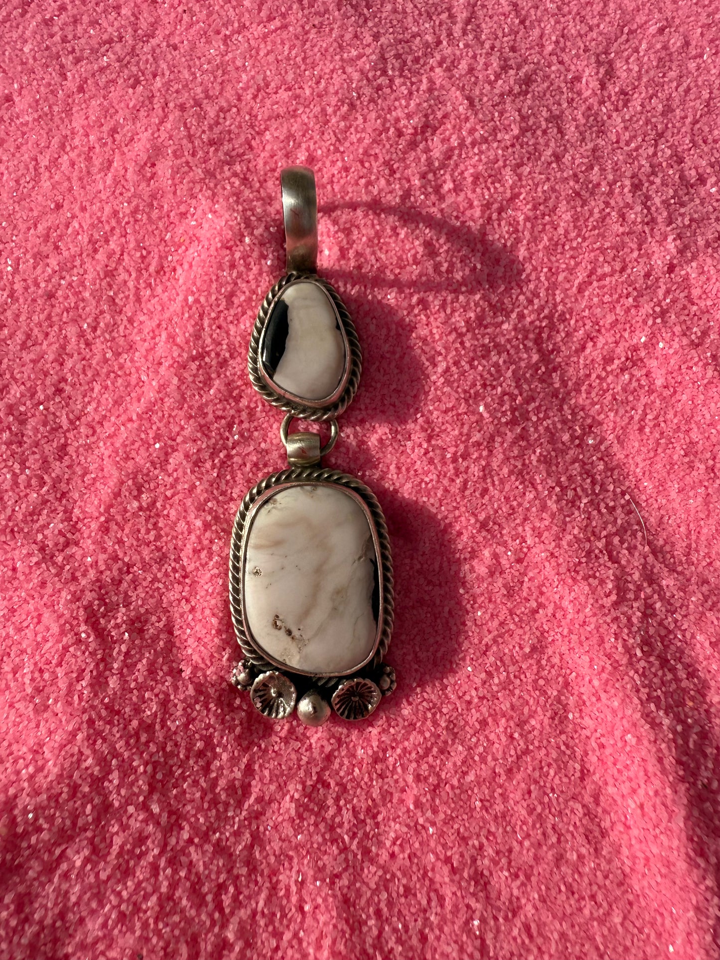 White Buffalo pendant