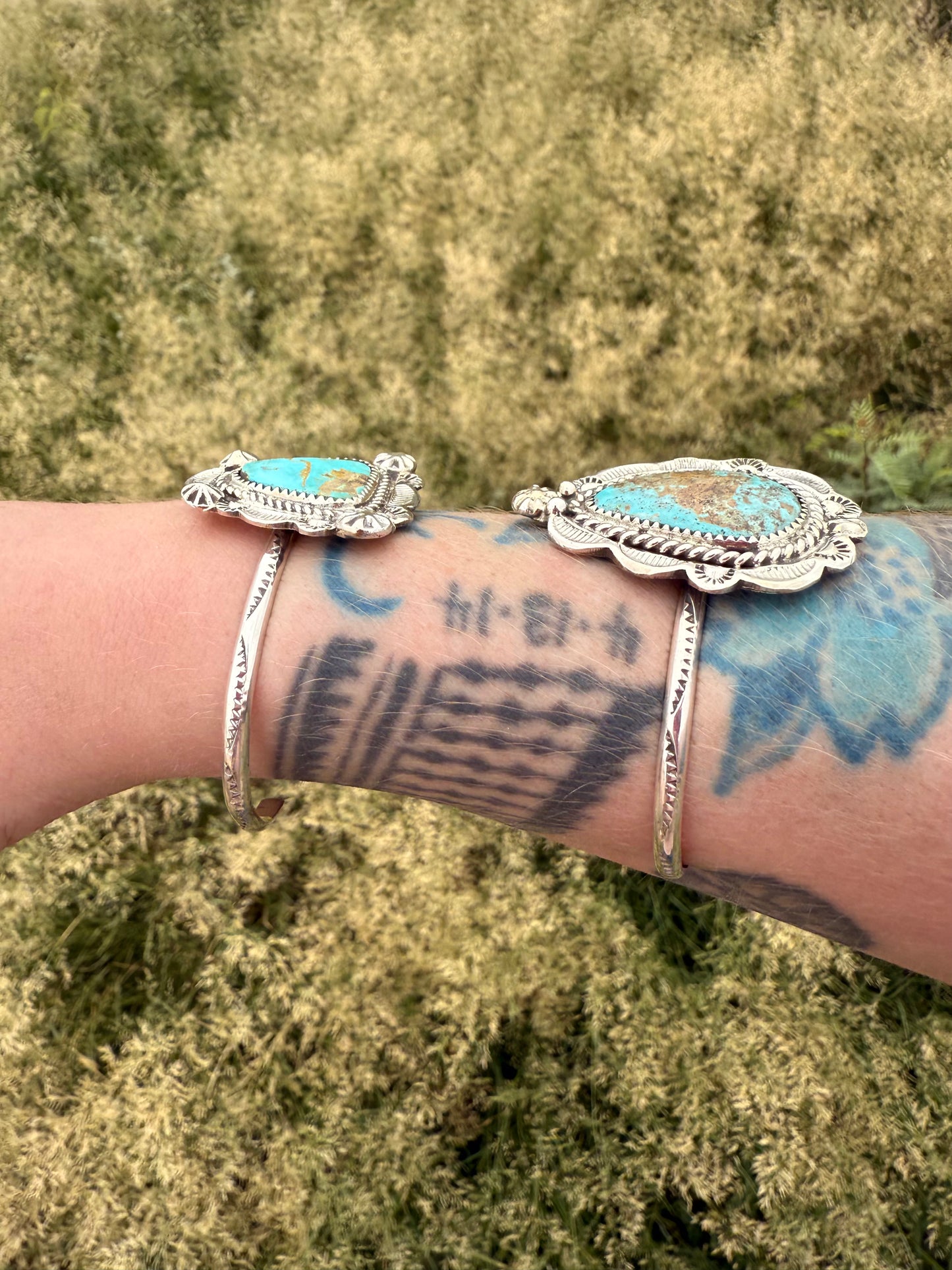 Christina Yazzie Turquoise cuff