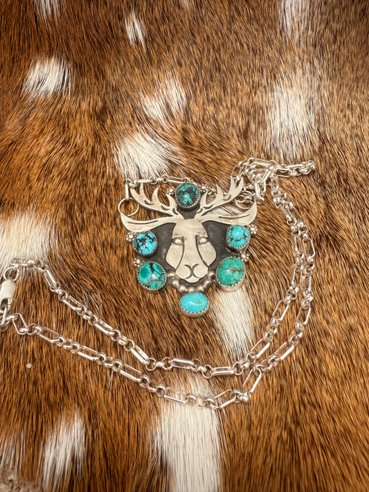 Jackalope Necklace