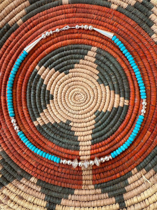 Turquoise & Silver Necklace