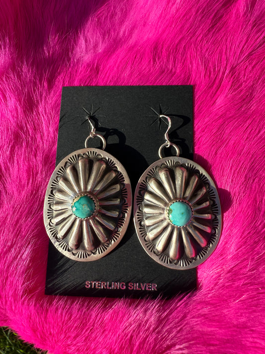 Chris Etsitty Concho Earrings
