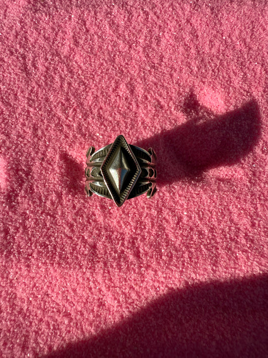 Adrian Reeves Heart stamped ring size 9