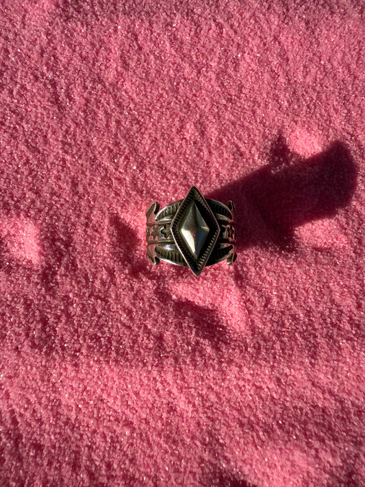 Adrain Reeves Star stamped ring size 9