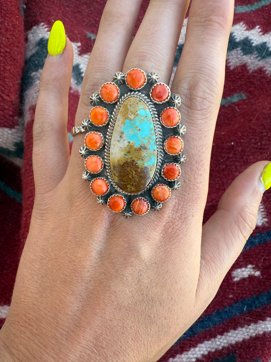 Ivan Slim Adjustable Cluster Ring