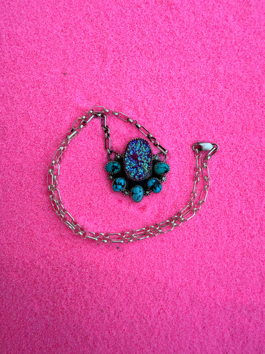 Druzy Cluster Necklace